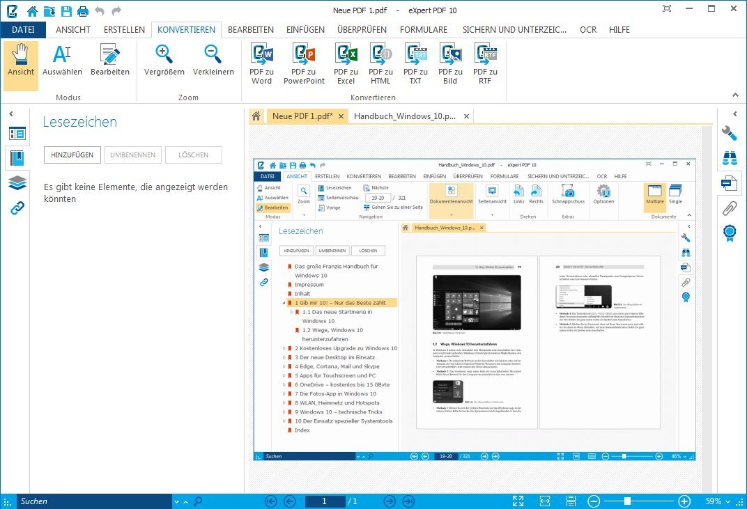 PDF Experte 10 Professional - Der komfortable und schnelle Weg zum Erstellen und Konvertieren von PDF-Dateien - Windows 10, 8, 7, Vista, XP [Download]