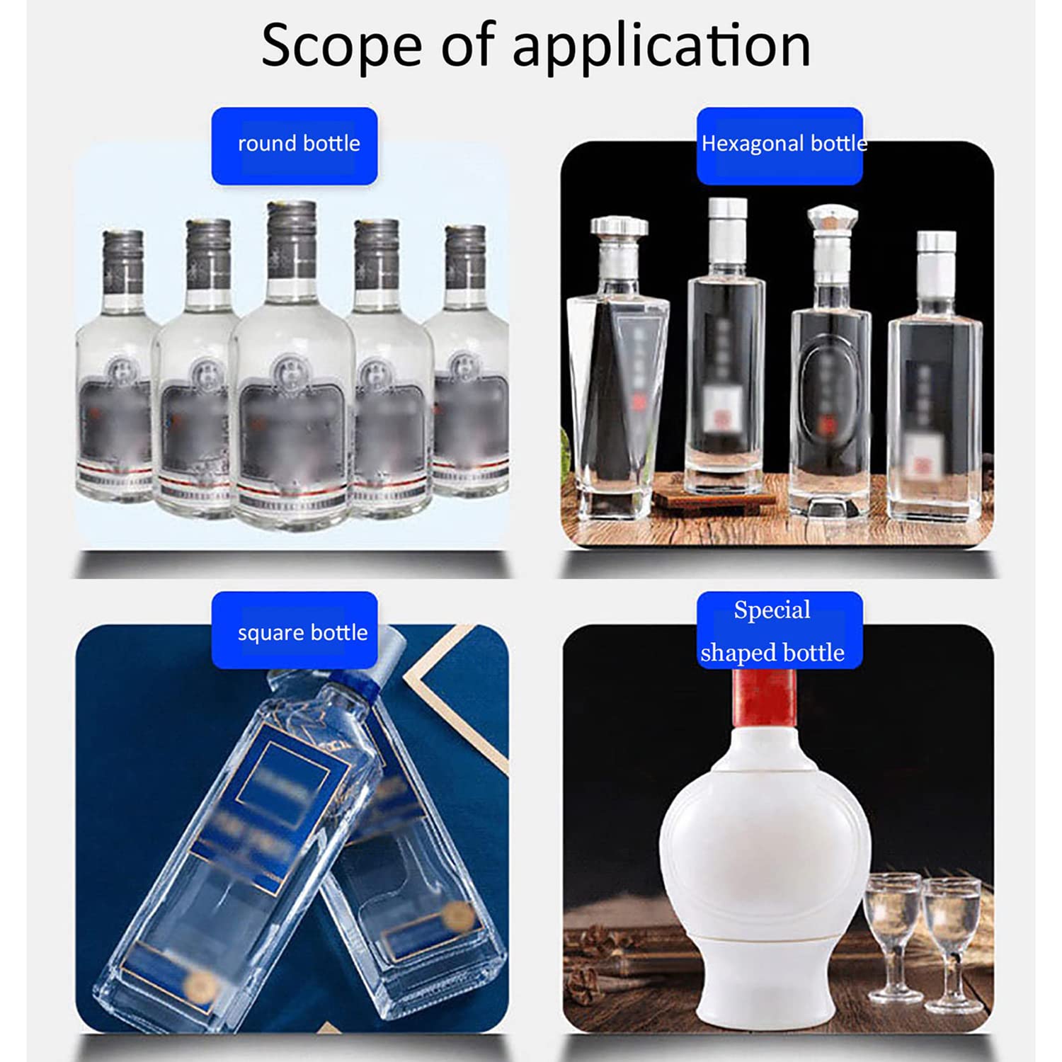 Sellador de Viales con Crimpador Manual - Tapador Manual para Perfume - Máquina de Tapado con Altura Ajustable de Acero Inoxidable para Botellas de Perfume - Tapa de Plástico - Herramienta de Sellado