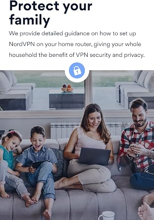 NordVPN Standard 18-Month VPN & Cybersecurity Software Subscription For 6 Devices - Block Malware, Malicious Links & Ads, Protect Personal Information | PC/Mac/Mobile | Activation code via Mail