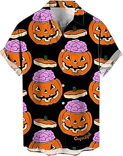 2024 Cabeza de Calabaza Halloween Unisex Camiseta para Hombre Mujer