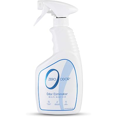 Zero Odor – Multi-Purpose Odor Eliminator - Air & Surface Odor – Patented Technology for Bathroom, Kitchen, Fabric, Closet- Smell Great Again, 16oz