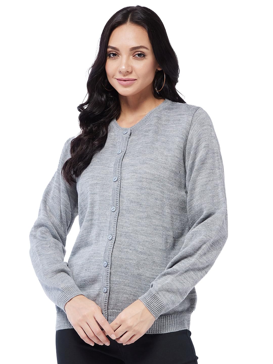 pivl Womens Winter Season Round Neck Full Sleeves Sweater/Cardigan-picture-31