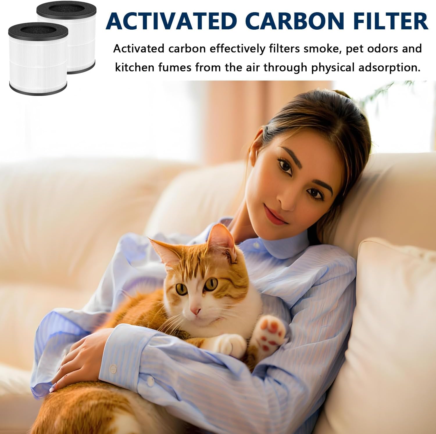 PuriCare 360 Replacement FilterS Compatible with LG PuriCare 360 Air Purifiers AS560DWR0 & AS330DWR0 (Single Filter), Part Number AAFTDT301 Filter Replacement（H13 FILTER） image 4 of 6 B0C8N3FHTP