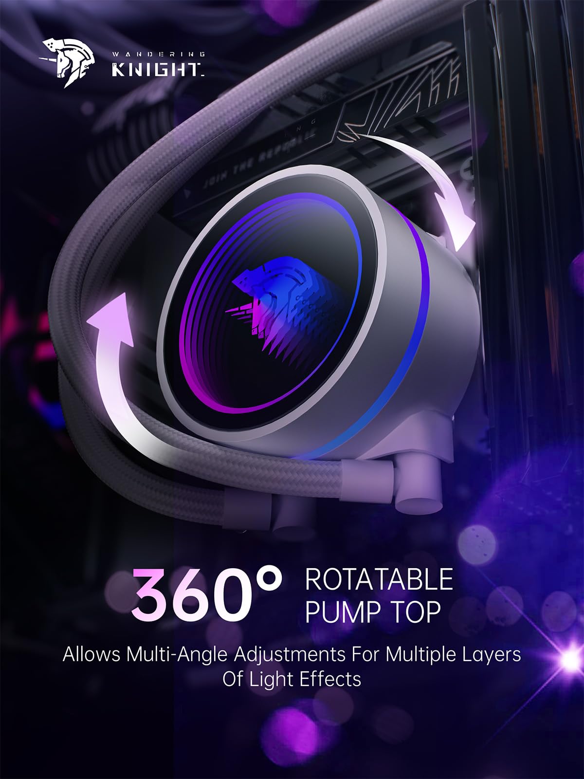 AsiaHorse Cooler Líquido Aio Para Cpu Wk-A360 Argb All-In-One