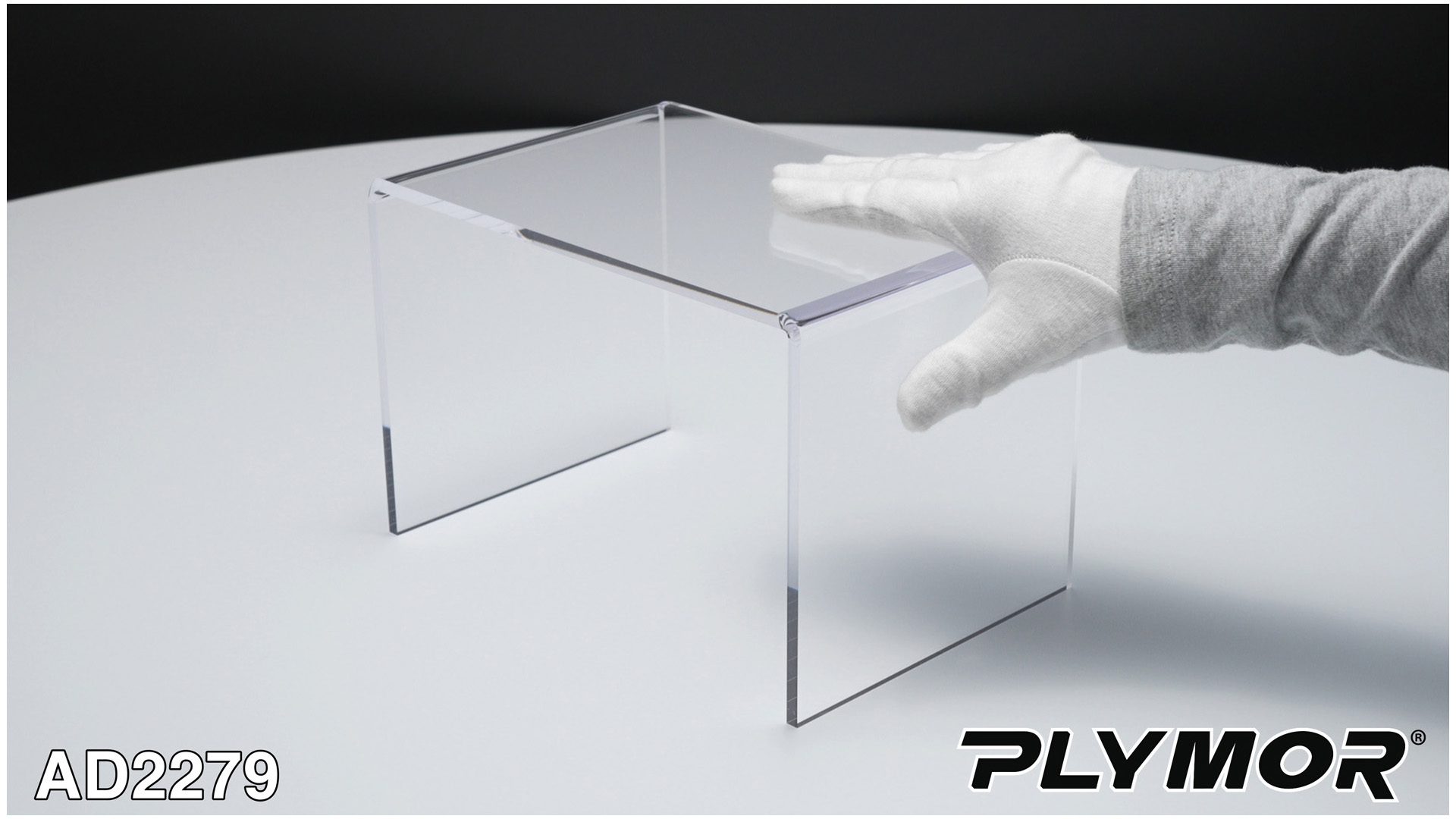 6 Stück Acryl ständer für Lebensmittel Display Buffet Wave Riser Kleiner klarer