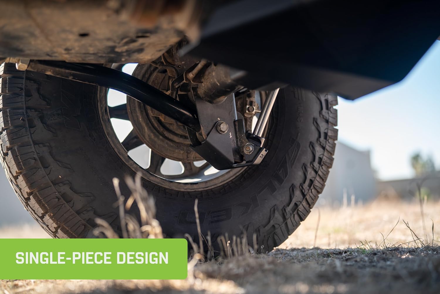 DV8 Offroad Rear Shock & Link Skid Plates for 2007-2018 Jeep Wrangler JK | Protects Your Links & Shocks When Off-Road | Durable Single-Piece Design | Works w/Factory & Most Aftermarket Shocks | Steel