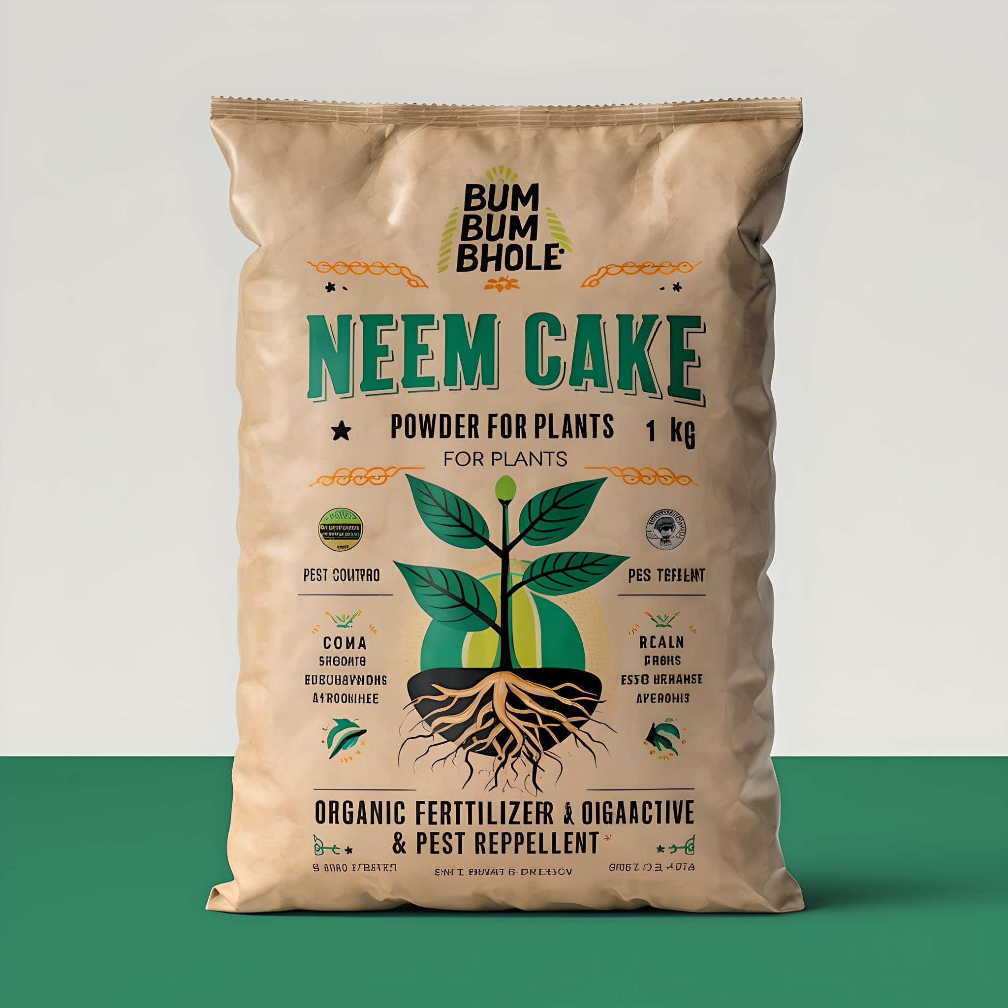 Bum Bum Bhole Neem Cake Powder for Plants 10 Kg - 100% Organic Fertilizer & Pest Repellent 10 kg (B0CR4C7VX1) Amazon Price History, Amazon Price Tracker