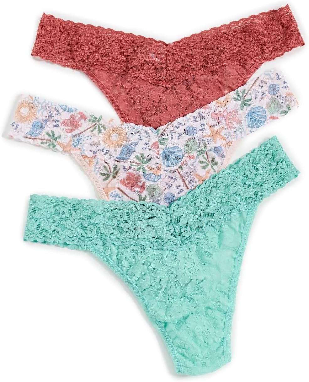 hanky panky ORG THG 3PK PRNT BOX