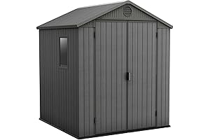 Keter Manor 4x6 Gray Darwin Outdoor Storage Shed