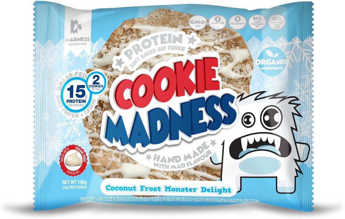 Madness Nutrtion Cookie 106g Coconut Frost Monster Delight