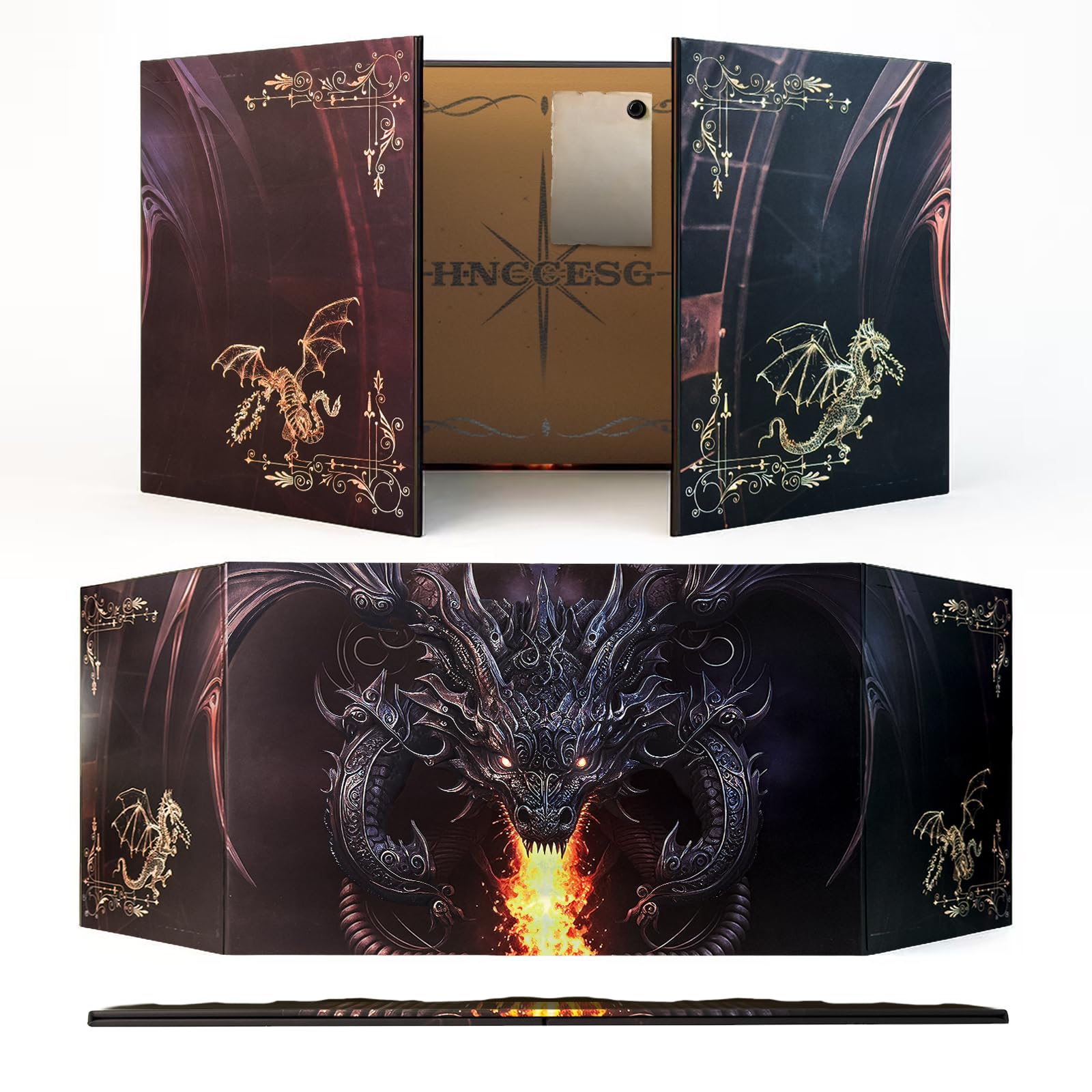 DND DM Tela Master Screen 3D Embossed Tela Magnética Personalizada