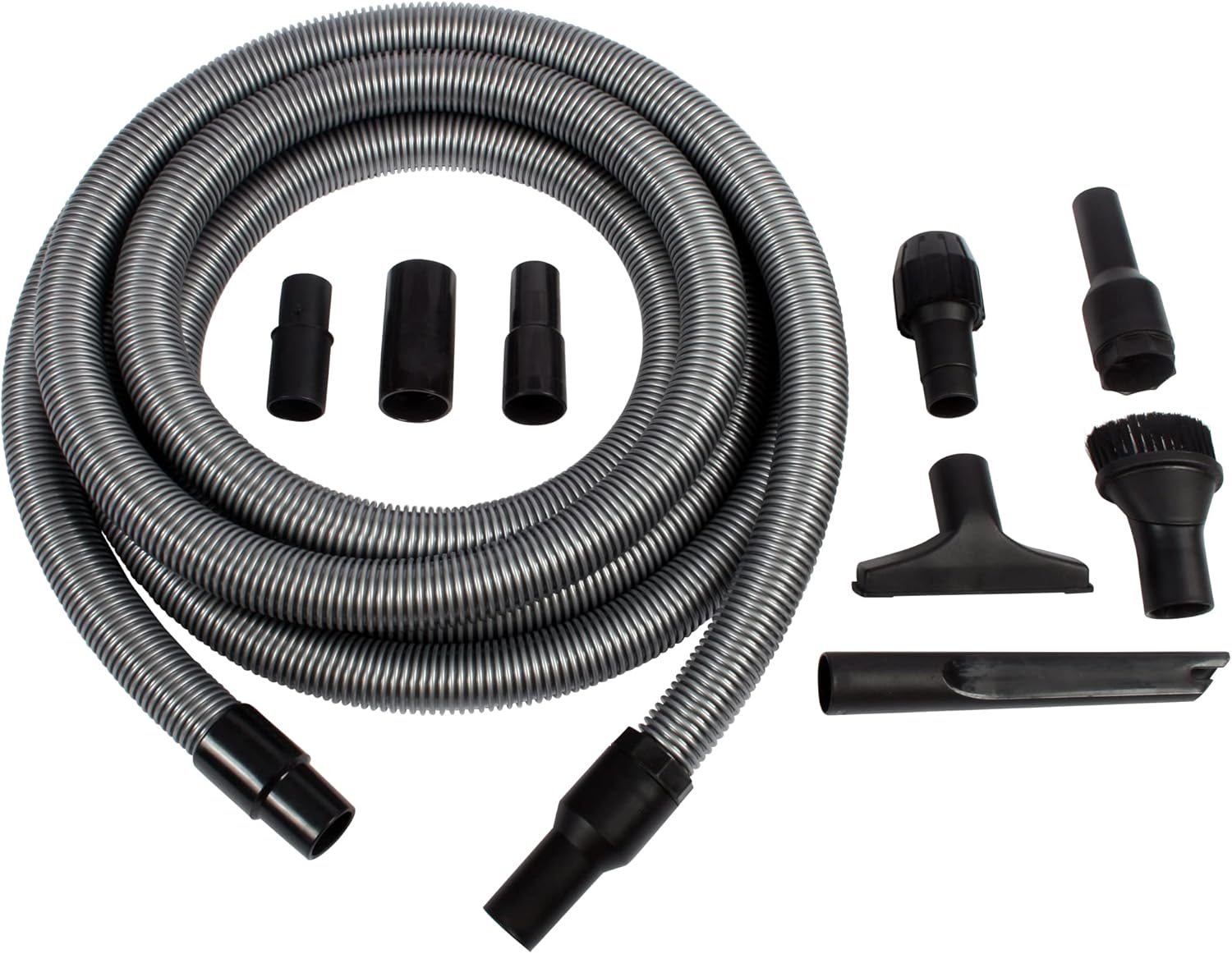 Upright and Canister Vacuum Extension Hose and Attachment Kit