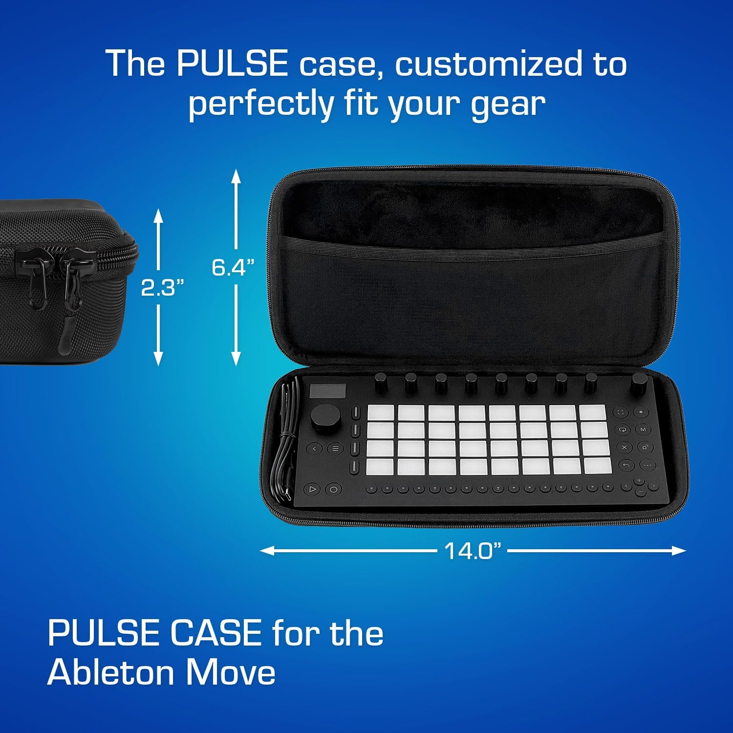 ANALOG CASES Ableton Move Case - Custom-Fitted Compact PULSE Hard Case for Travel - Image 5