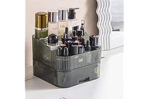 Makeup Organizers for Vanity with Stackable Drawer