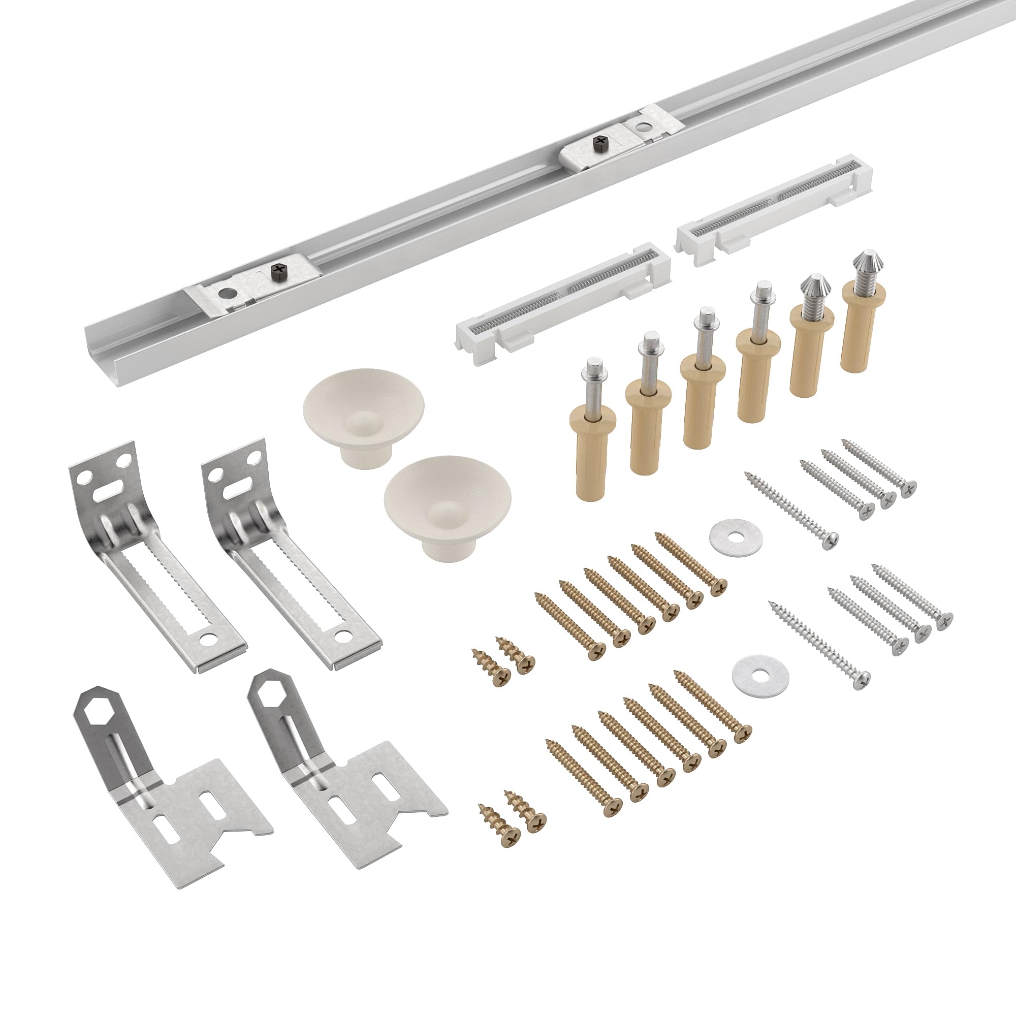 Richelieu Hardware 14028WBC Onward Bi-Fold Door Hardware Kit 72 in