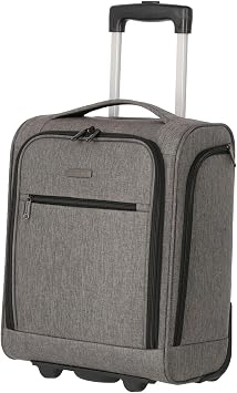Travelite Cabin Underseater Trolley (43 cm) with 2 Wheels, charcoal, 40.0 centimeters, travel luggage