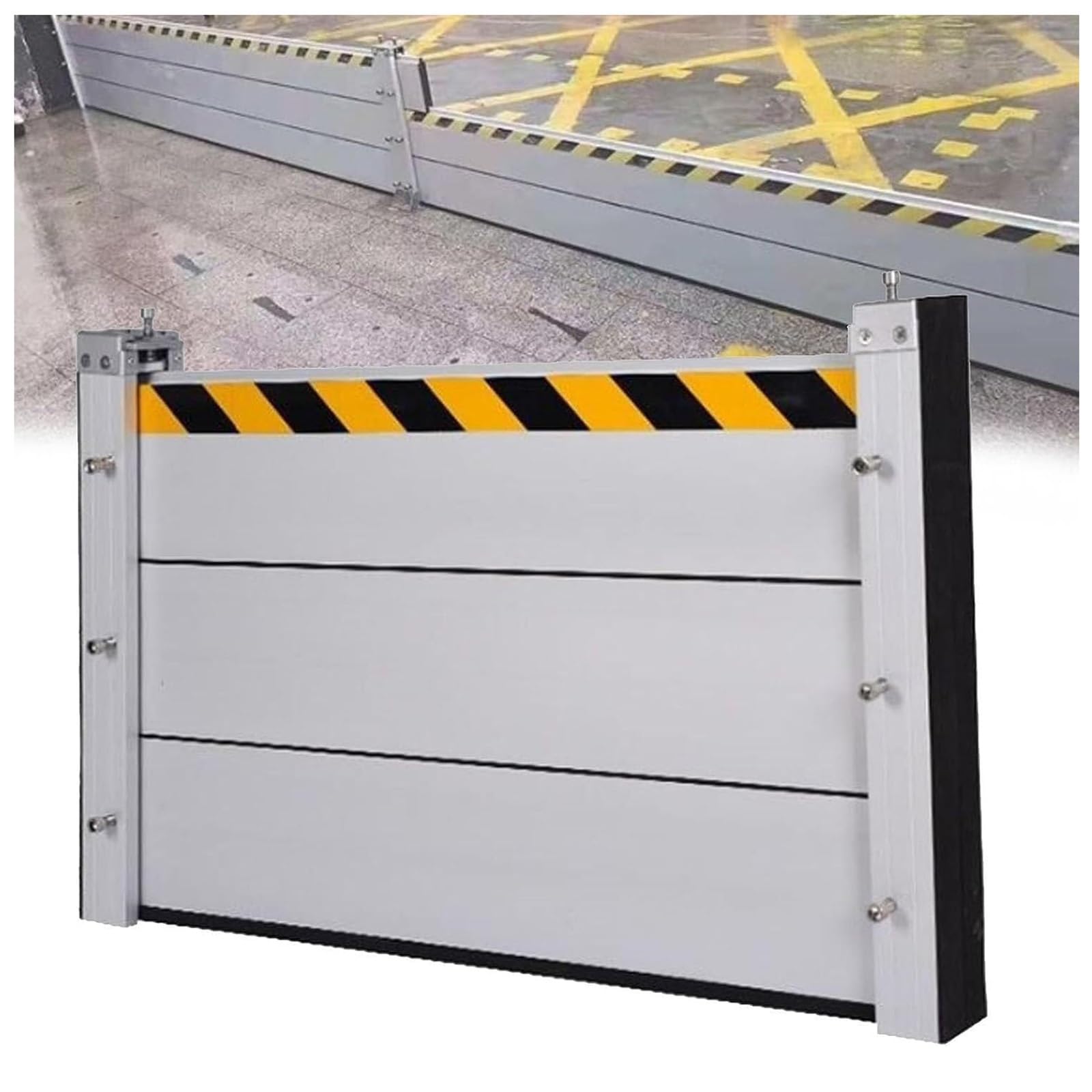 Barrière anti-inondation en aluminium pour porte extérieure Riu