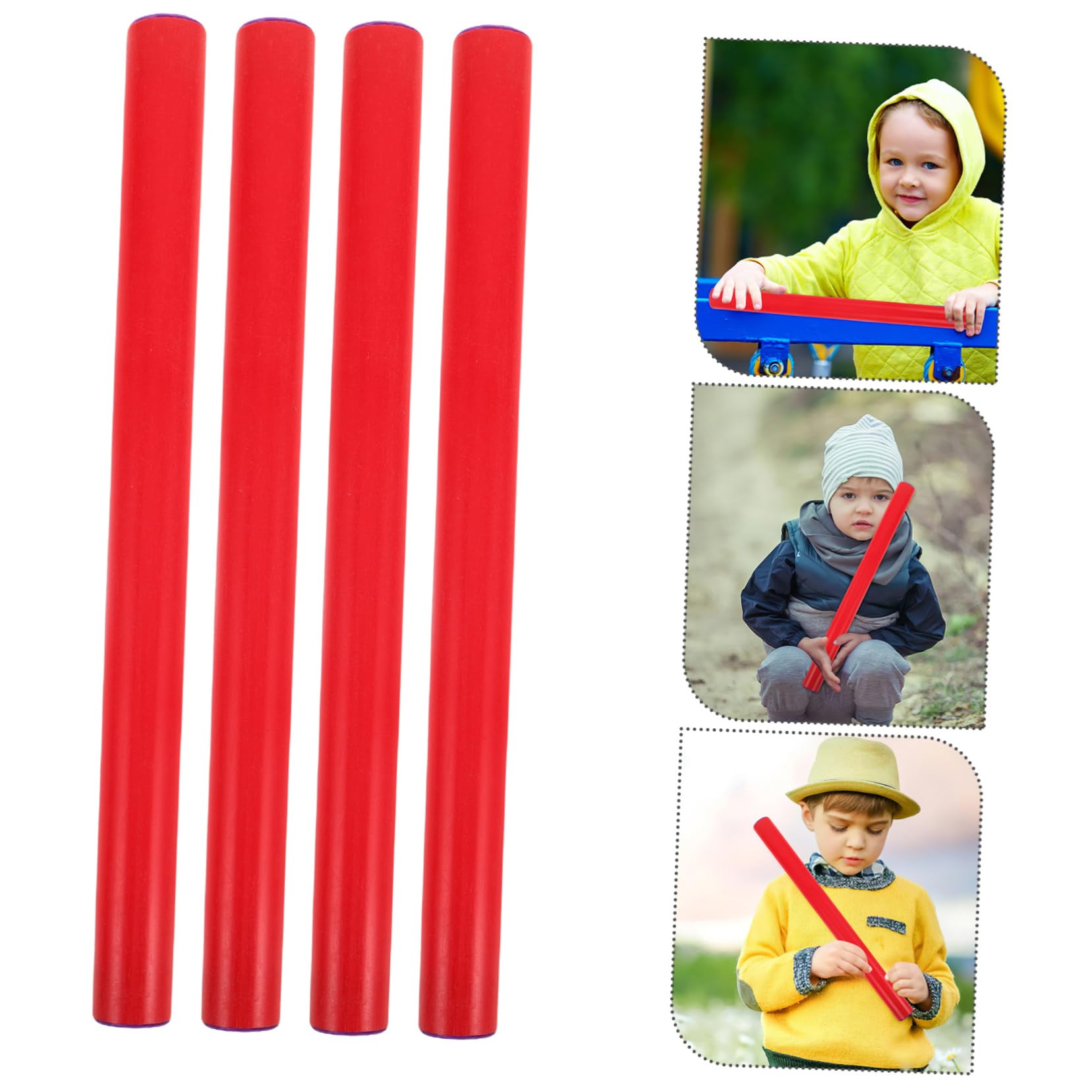 4 Piezas de Juguete Sensorial de Plástico Aros y Varillas para Entrenar la Integración Sensorial, Juegos de Patio en Guardería