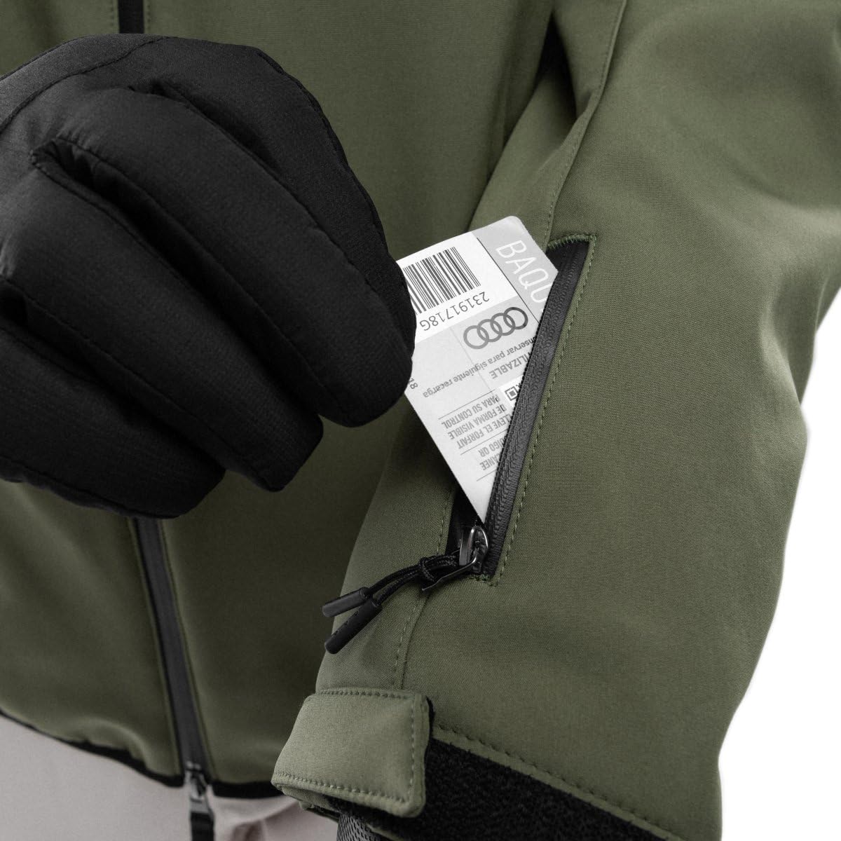 SIROKO - Kurtka Narciarska Softshell Siroko W2 Army - XS - Zielony