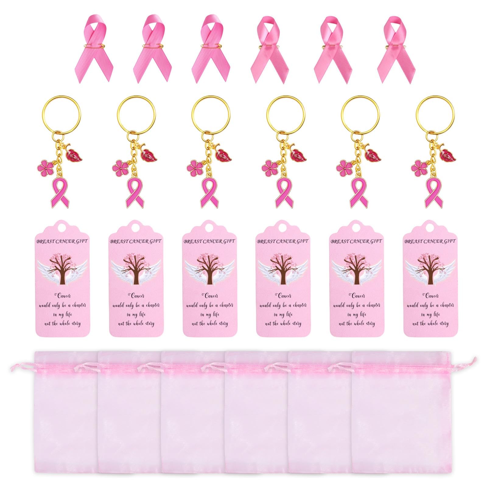 Kalttoy Women's 6 Pieces Of 6/12 Inspirational Breast Care Gifts Set For Perfect For Employee Appreciation And Friendship Celebration Inspirational Gifts For