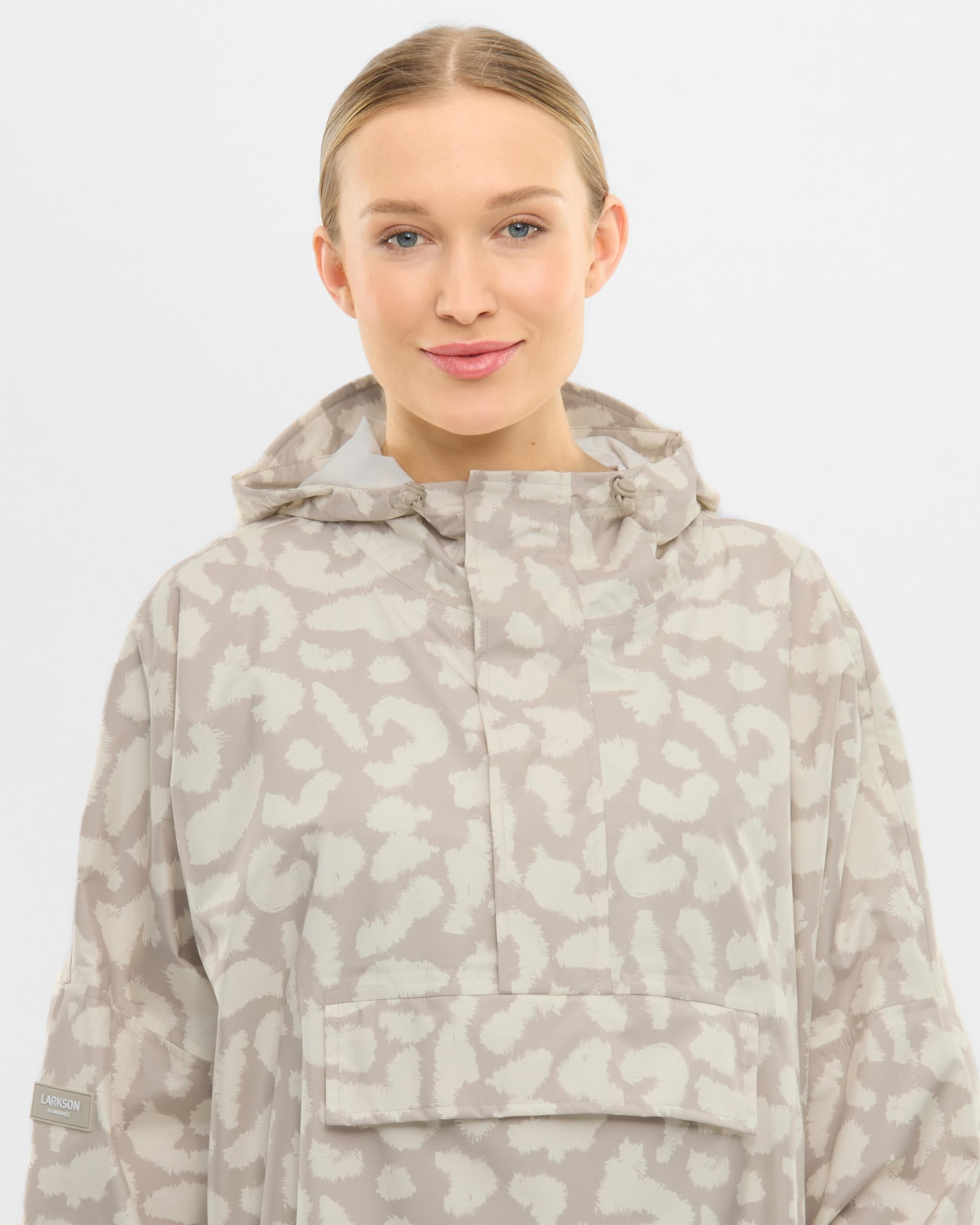 LARKSON Regenponcho Damen Herren Lykke Regenmantel Regencape Wassersäule 10000 mm Wasserdicht Verschweißten Nähten
