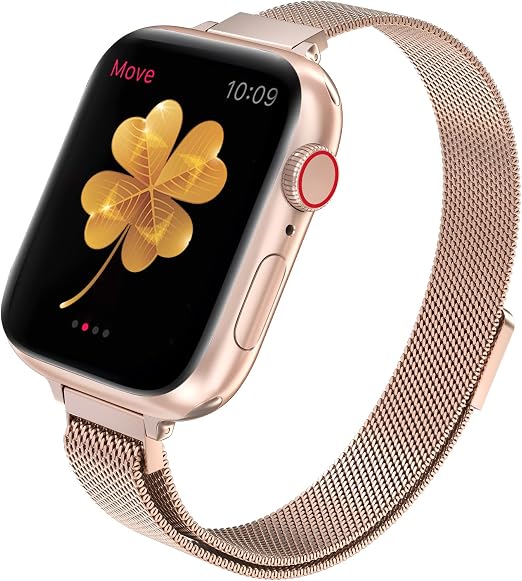Afrodite - Correa de Acero Inoxidable con Diamantes - Apple Watch Series 7  - 41mm y 45mm Pulsera | SMANIQUE
