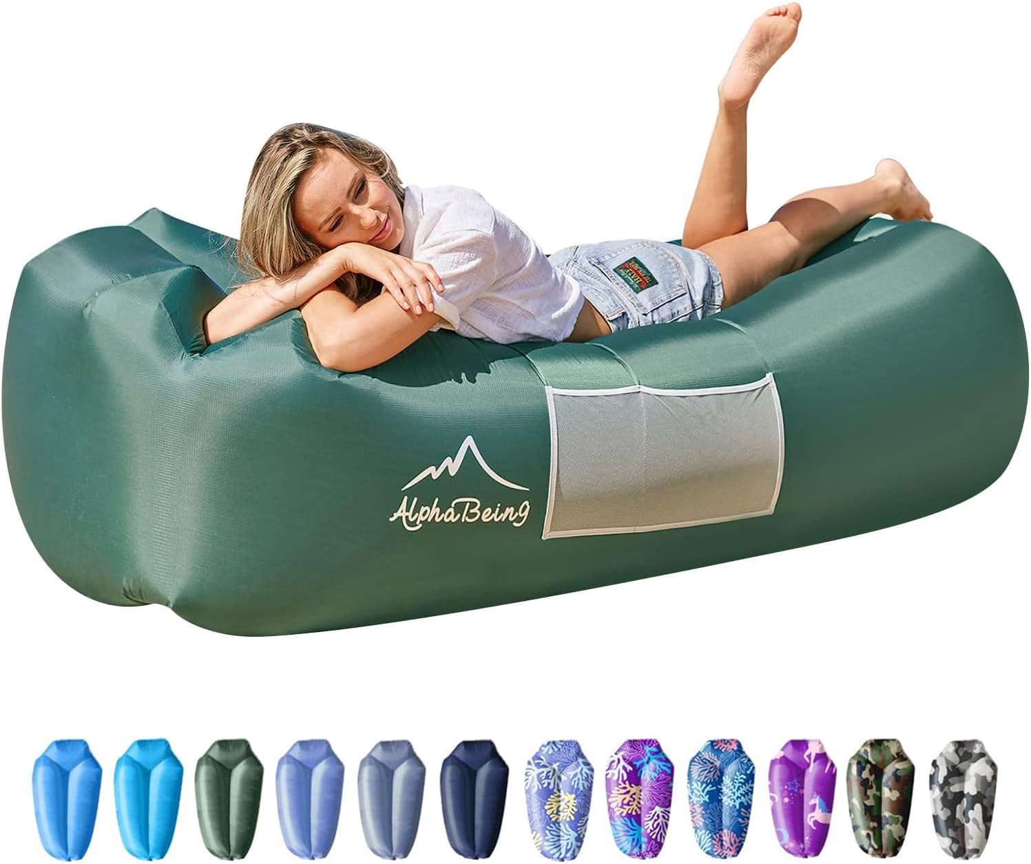AlphaBeing Inflatable Couch Air Lounger