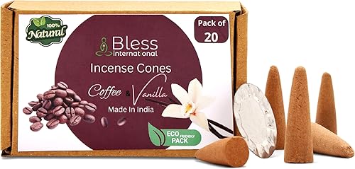 Miniatura 7 de Bless-International Clavo y canela 100% natural - Conos de incienso hechos a mano, sumergidos a mano, orgánicos, sin productos químicos para