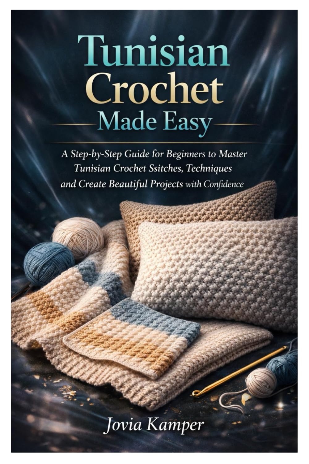 Tunisian Crochet Made Easy: A Step-by-Step Guide for Beginners to Master Tunisian Crochet Stitches, Techniques and Create Beautiful Projects with Confidence