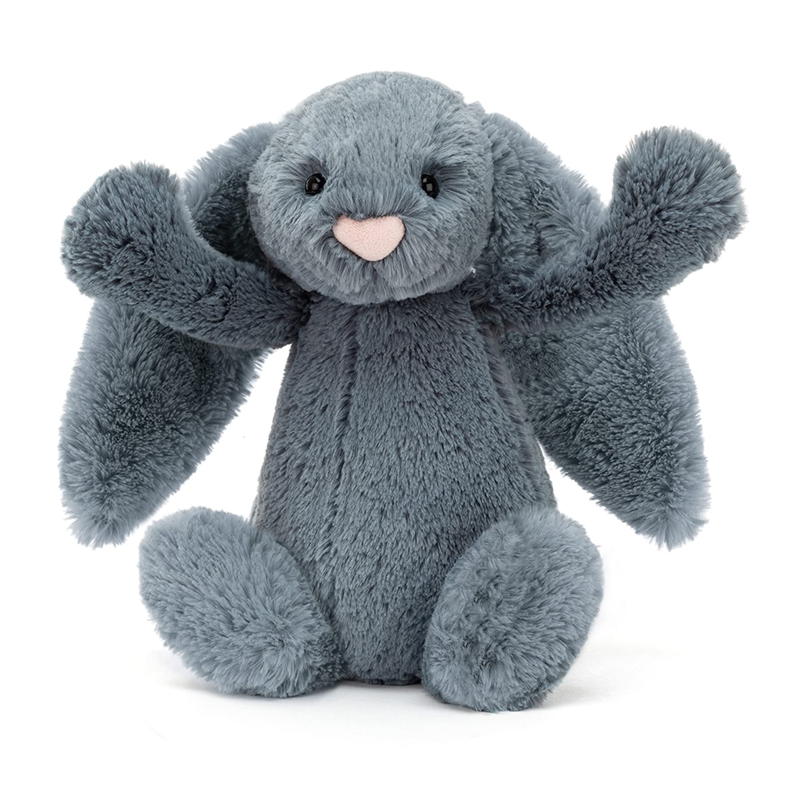 Amazon.co.jp: Jellycat Bashful Dusky Blue Bunny ぬいぐるみ M