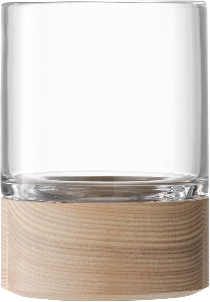 Amazon.co.jp: LSA(エルエスエー) フラワーベース(花器) ウッド台