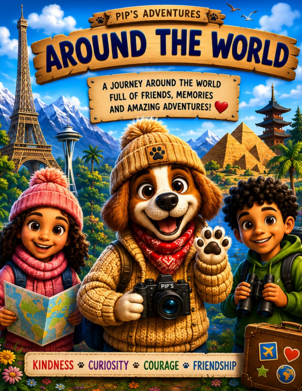 Pip’s Adventures: Around the World: A Heartwarming Journey of Friendship, Discovery, and Amazing Adventures