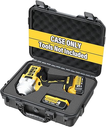 Funda para llave de impacto y dinamométrico Dewalt - Caja de herramientas dura impermeable para juego Dewalt, bolsa de kit combinado de herramientas