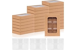 50 Pack Wax Melt Containers Bulk with Gift Boxes