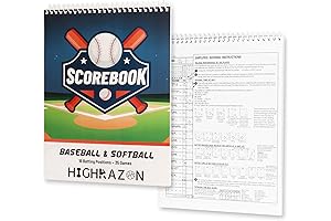 Baseball and Softball Scorebook Spiral: The Ultimate Record Keeper for Coaches and Scorekeepers