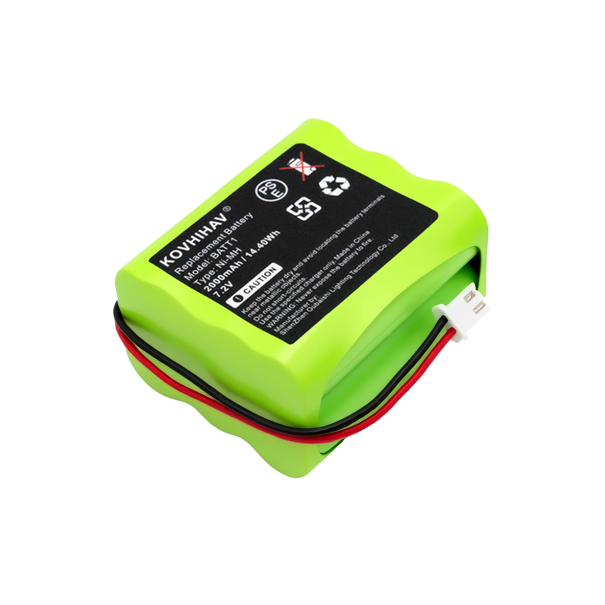 7.2v 1600mah ni mh Battery Compatible with BATT2X 228844