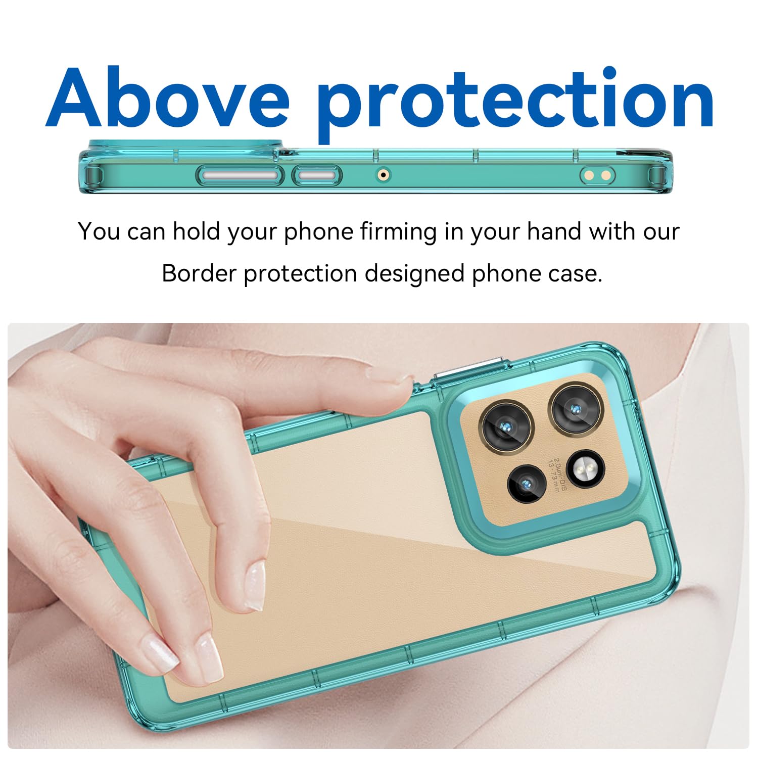 Custodia In Silicone Trasparente Per Motorola Edge 50 Neo – Morbida E Sottile