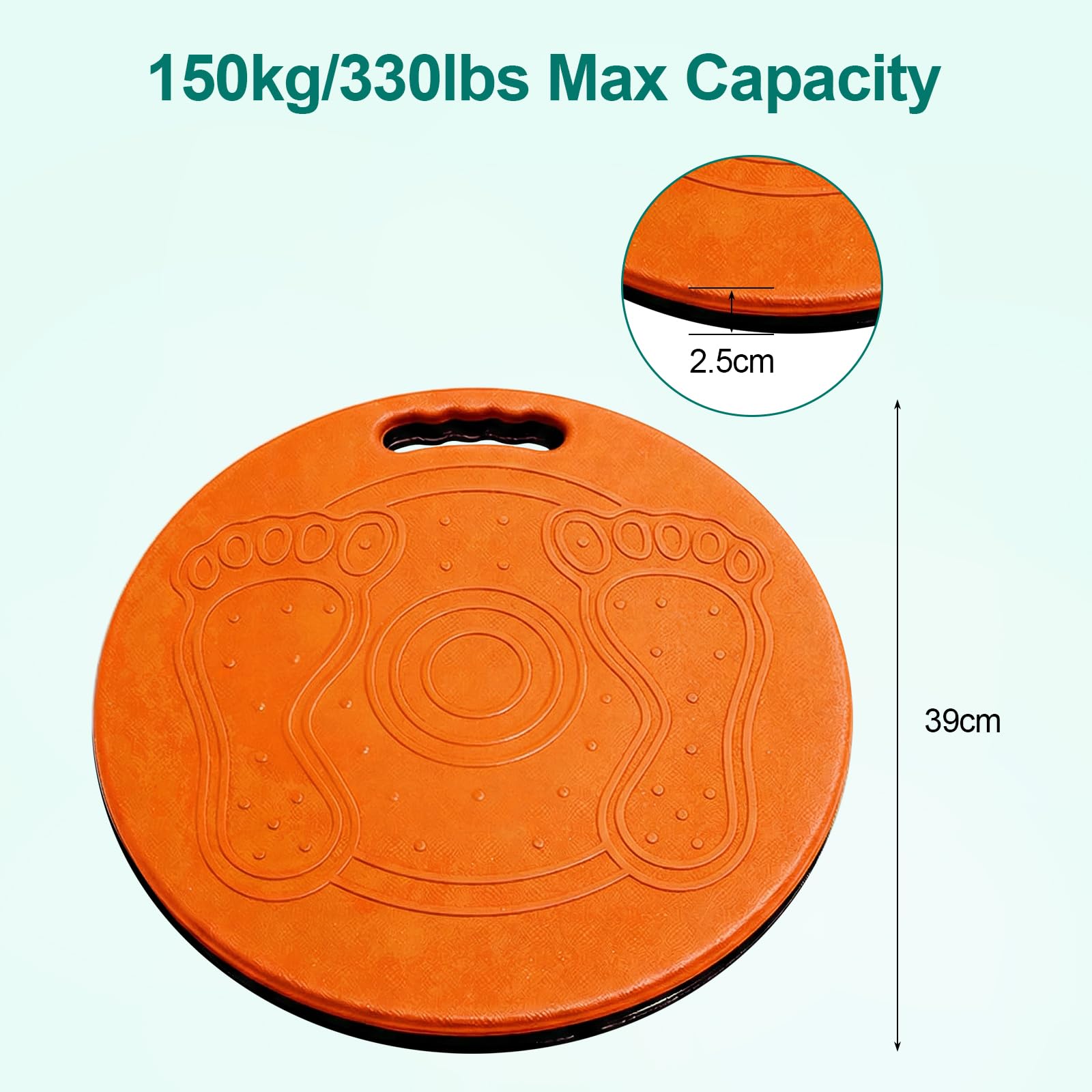 Disco de transferencia de pacientes giratorio de 360°, capacidad de carga de 150 kg, 39 x 39 cm, antideslizante, para pacientes, personas mayores, movilización, cuidado en casa