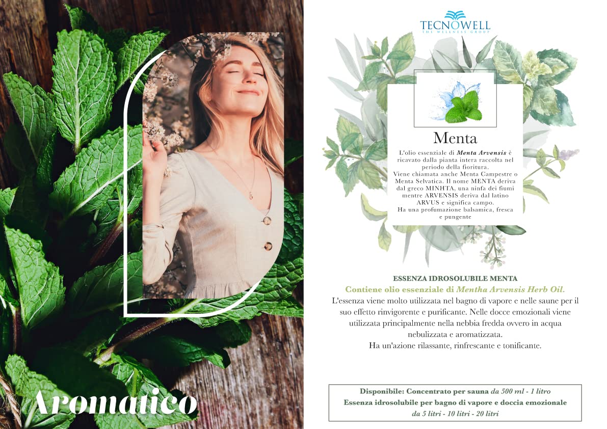 Essenza balsamica Menta per bagno turco e doccia emozionale