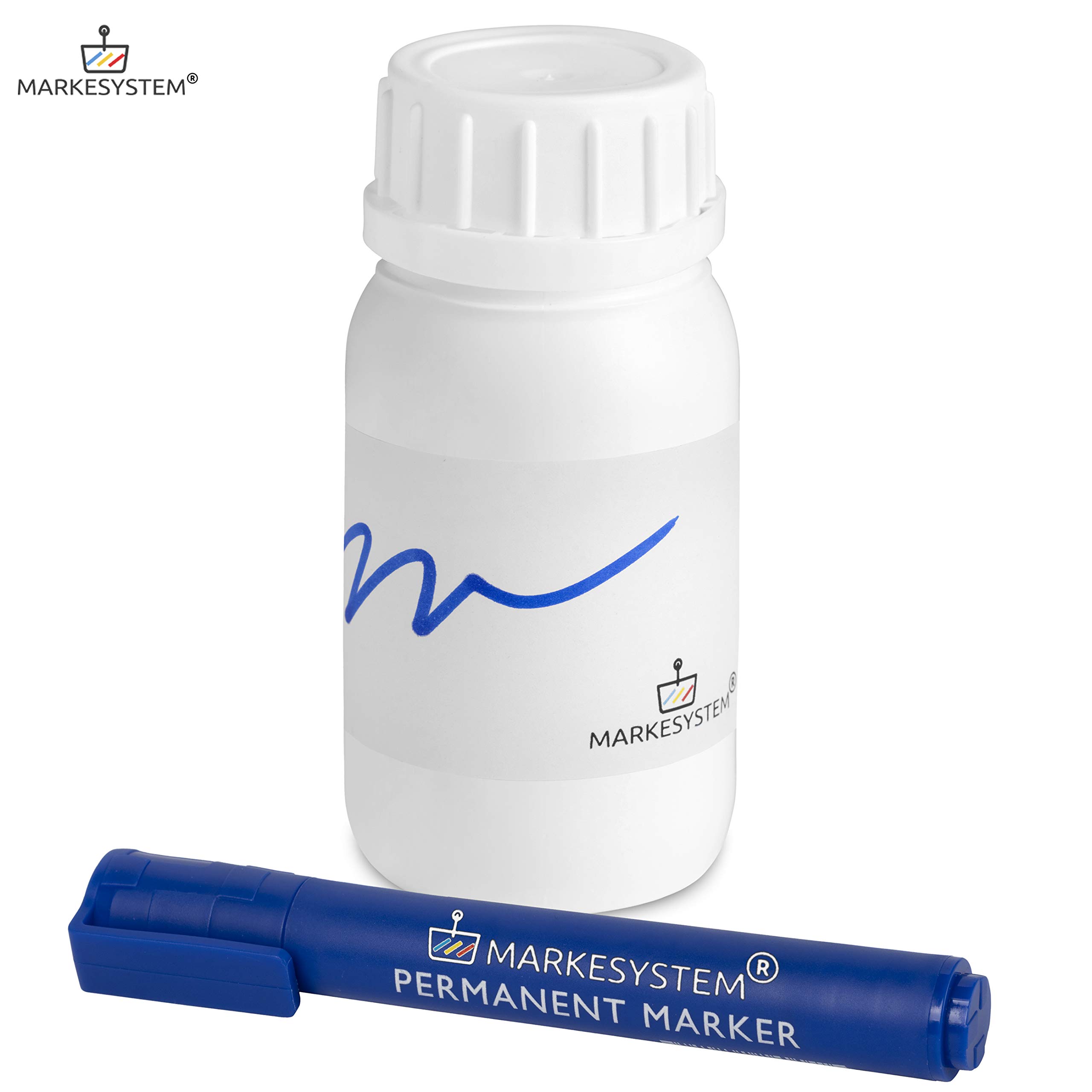 Botella blanca 250 ml (50 botellas) de plástico, cierre rosca boca ancha - Catering Industrial, Líquidos, Cosmética, Químicos, ADR + Kit Etiquetado, Apta para uso alimentario.