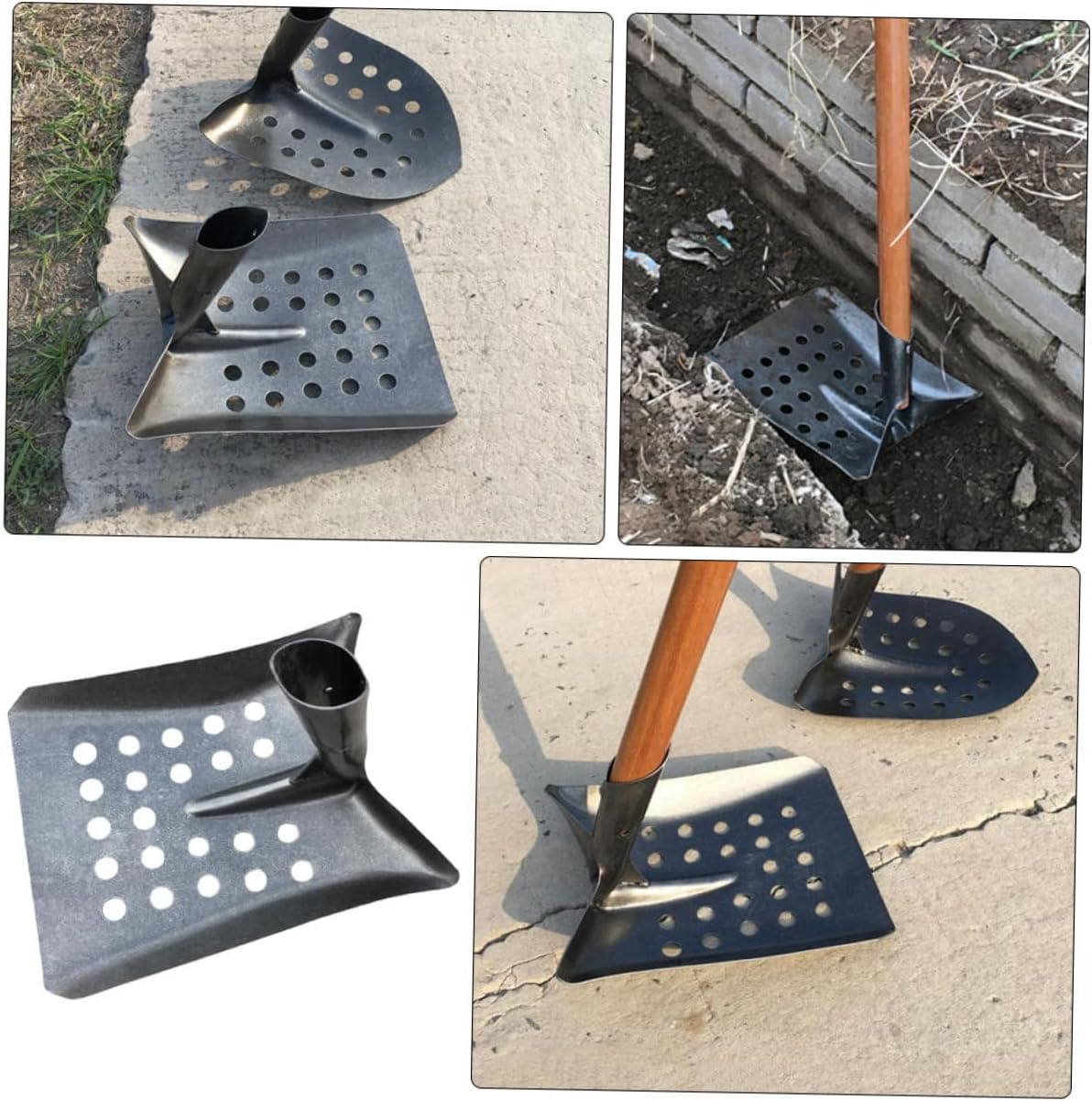 Kisangel Poultry Cleaning Shovel Heavy Duty Dung Scraper Tool for Efficient Excrement Removal for Farm Use Cleaning Shovel for Care