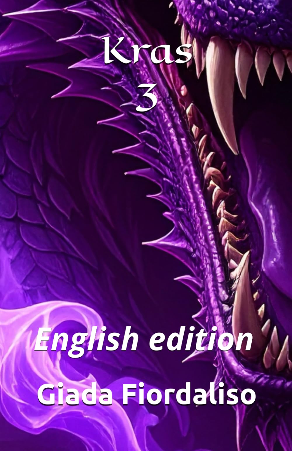 Kras - Special Edition Puzzle Cover of Volume 3 with Purple Dragon (The cover and the internal illustration are created only by placing the four volumes next to each other): English edition