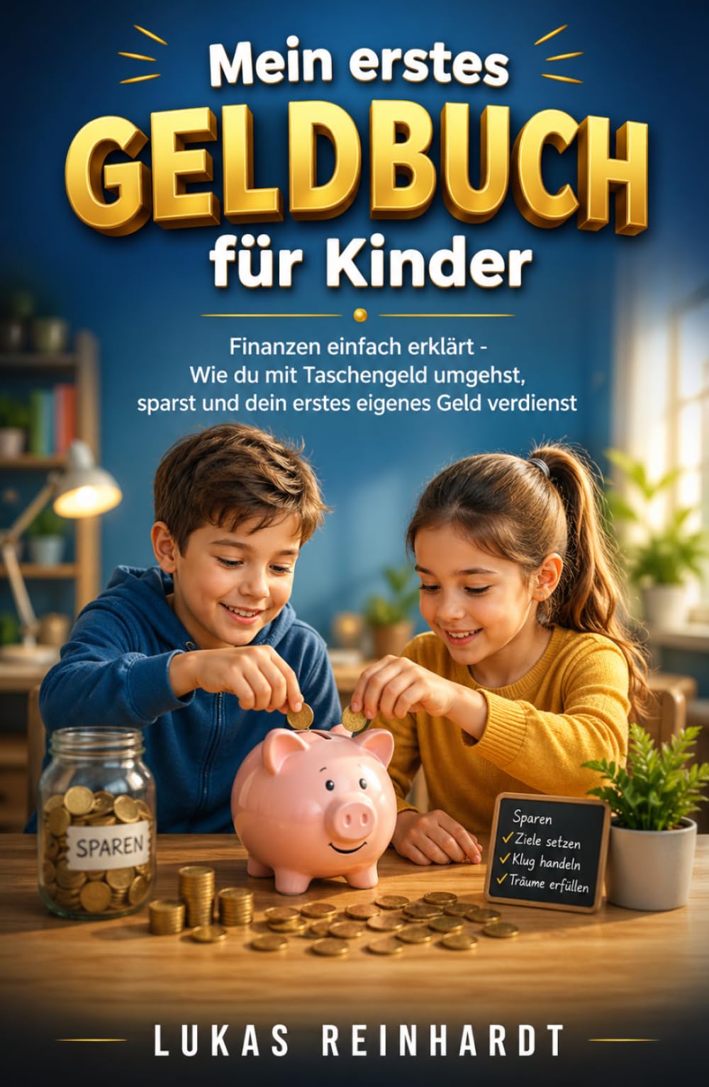 Mein erstes Geldbuch für Kinder: Finanzen einfach erklärt - Wie du mit Taschengeld umgehst, sparst und dein erstes eigenes Geld verdienst (ab 8-12 Jahre) (Die Geldregeln fürs Leben)