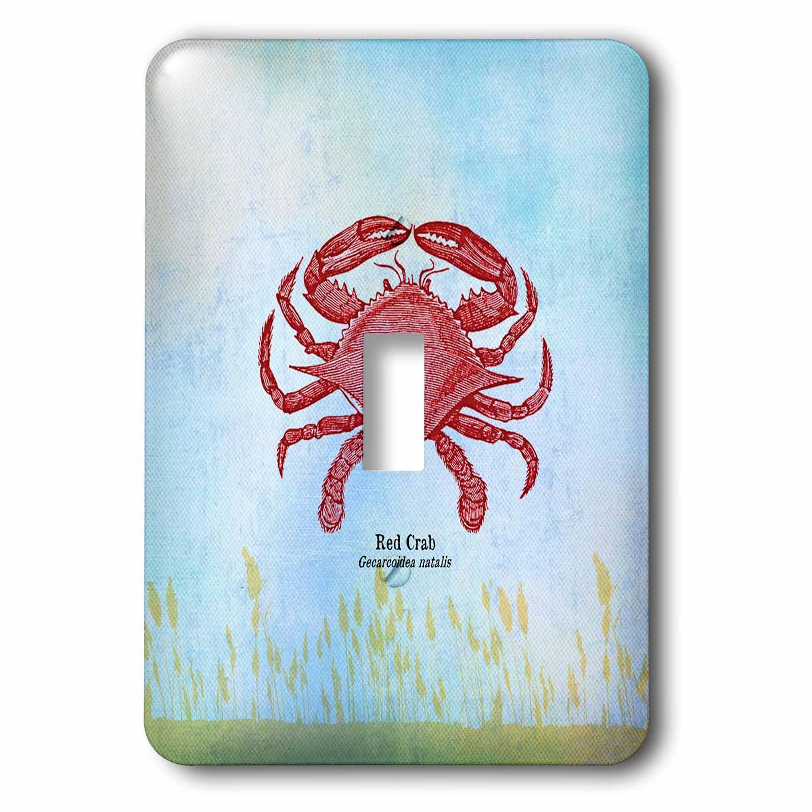 Interrupteur à bascule rompez la monotonie de vos murs avec ce motif crabe rouge
