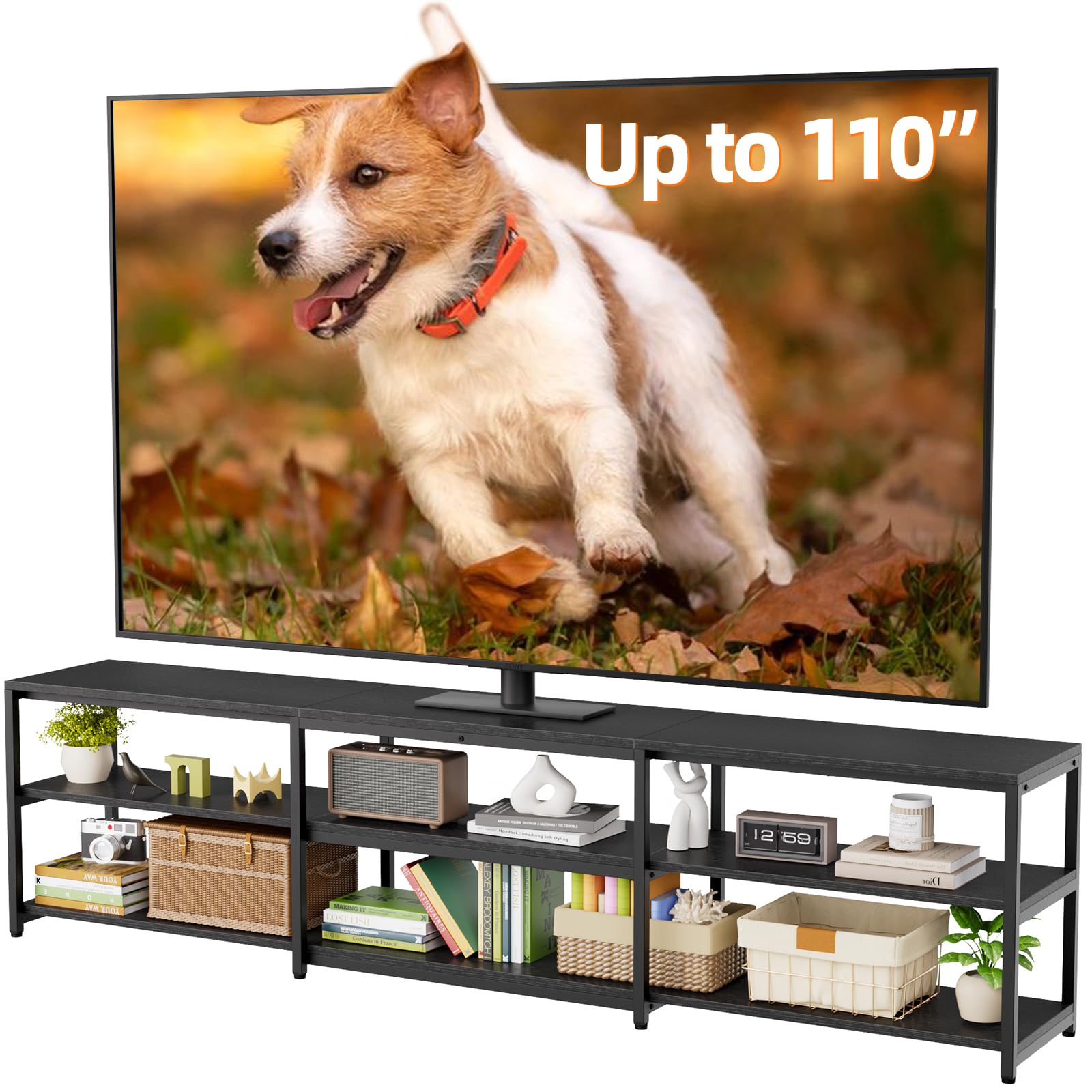 Photo 1 of Aquzee 98" Wide TV Stand for TVs up to 110"