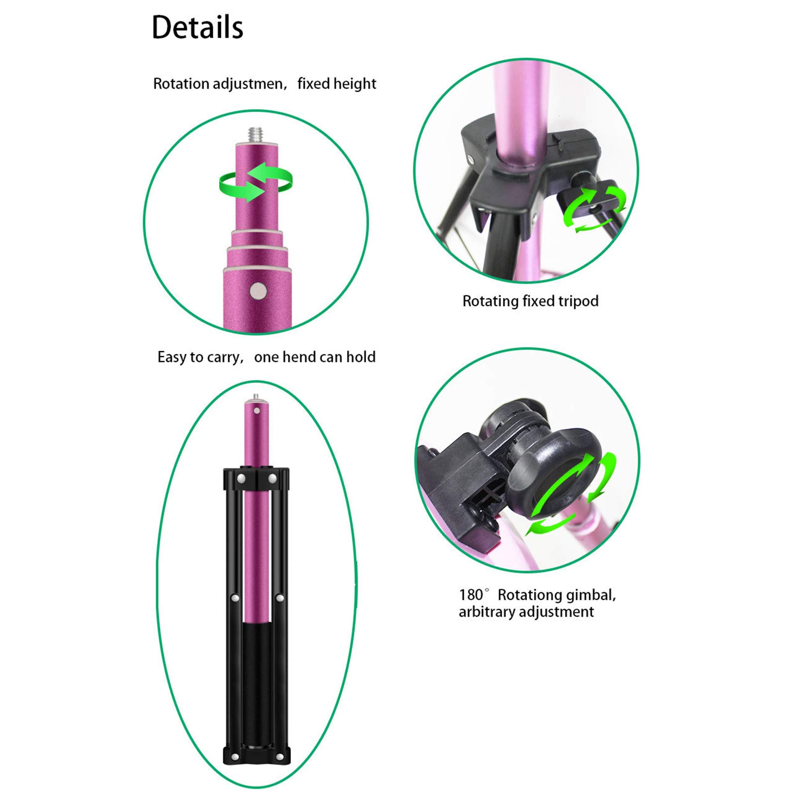 Luce LED Anello Treppiedi Luce per Selfie LED 14" con Treppiede da 170cm e Phone Holder, Telecomando Wireless, Lampada Led LED Dimmerabile per Youtube, tik tok, Trucco, Fotografia,Nero