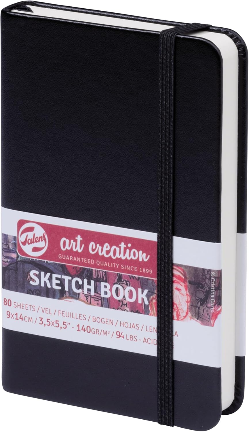 Talens Art Creation Sketchbook Black 21x29,7 cm, 140 Grams
