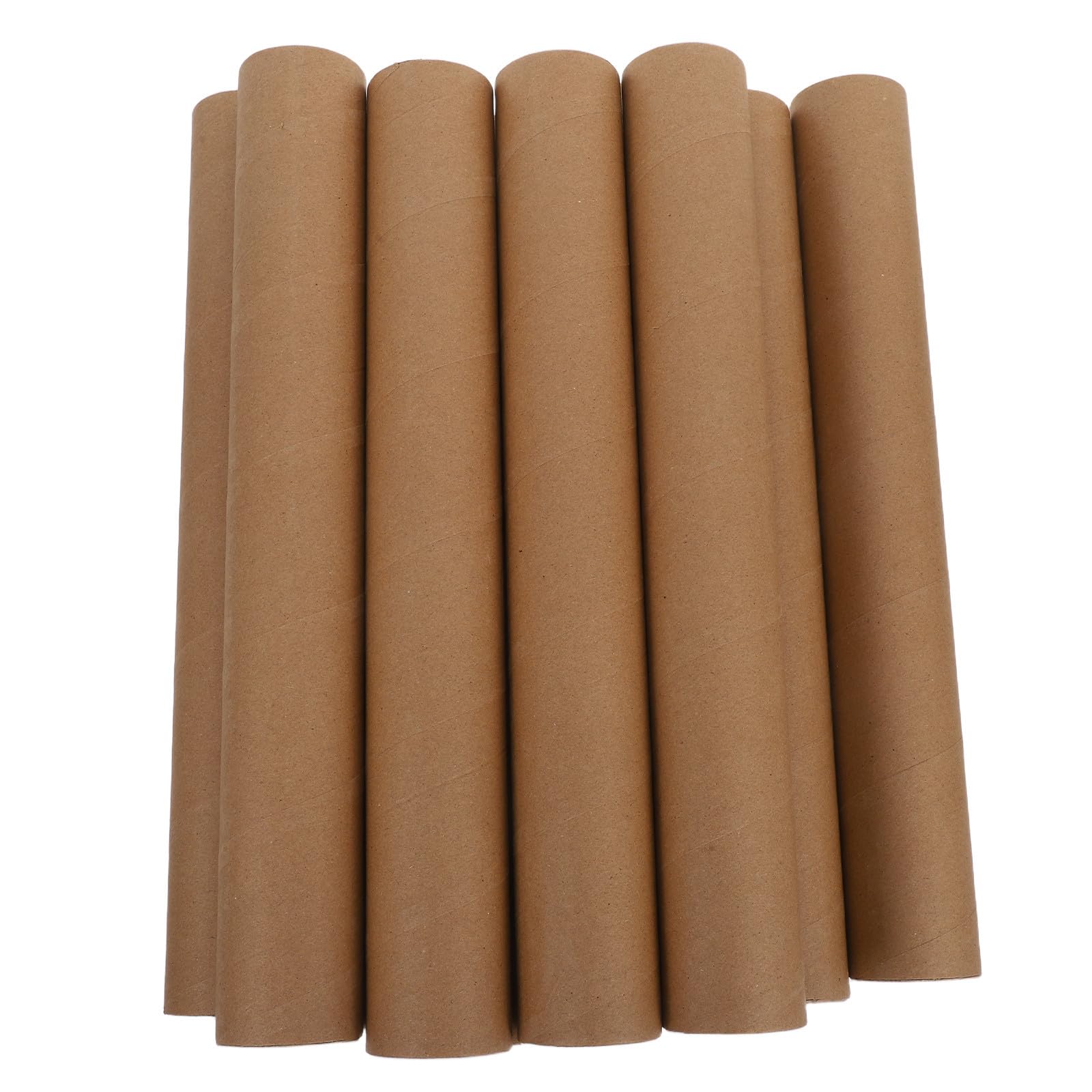 Pappröhren mit Deckel 10 Stück 50mm Innendurchmesser 40cm lange Kraftpapier Versandrollen Verstärkt zum Schutz von Postern, Kalligrafie und Angelzubehör