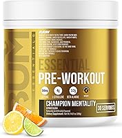 Vista 16 de RAW Nutrition - Fórmula esencial previa al entrenamiento de Chris Bumstead, polvos de nutrición deportiva pre-entrenamiento Bebida para hombres