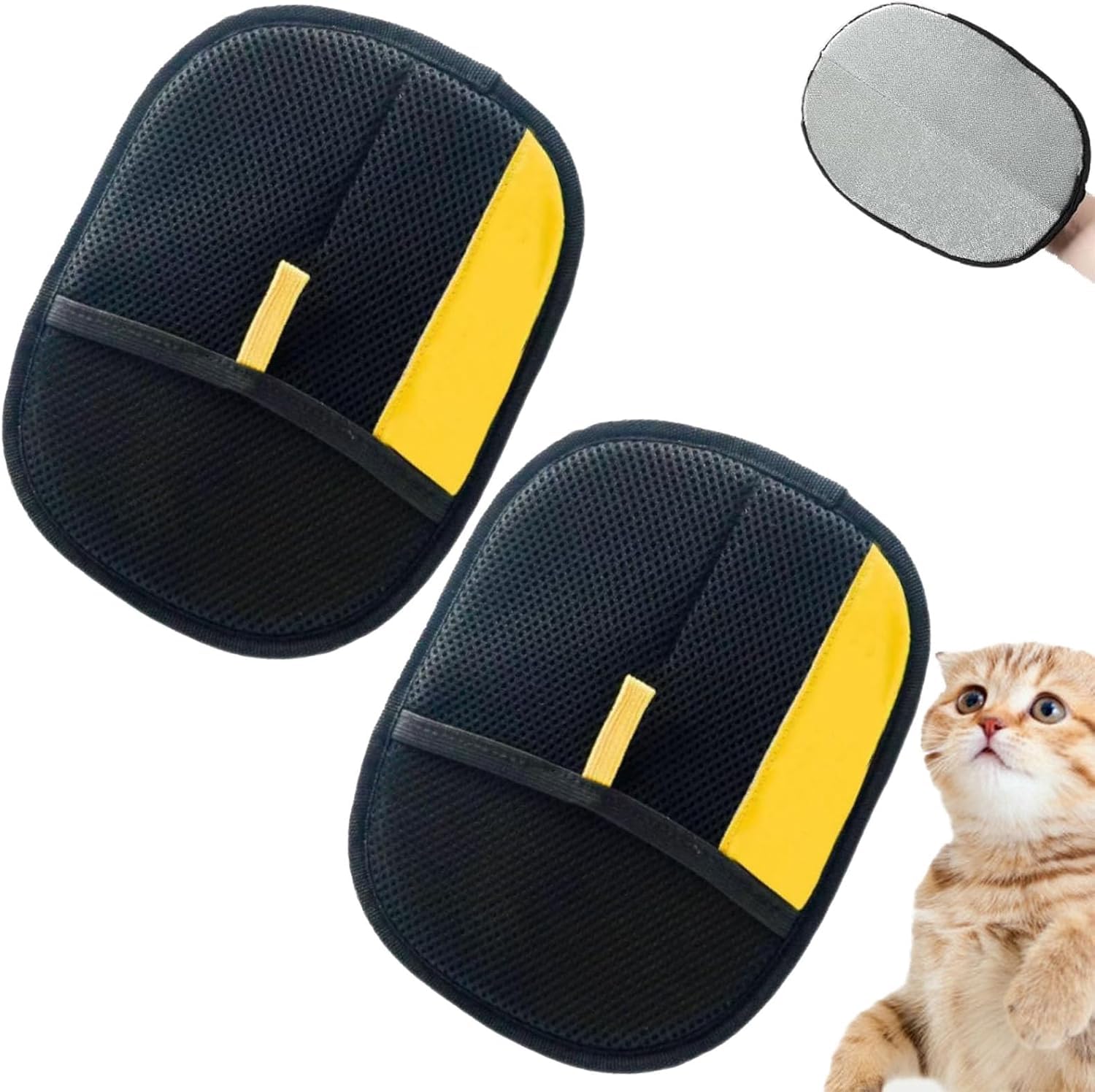 Pet Hair Removal Glove for Cats & Dogs, Upgrade Pet Hair Remover Glove, Electrostatic Pet Hair Removal Gloves for Dogs and Cats, Reusable Pet Hair